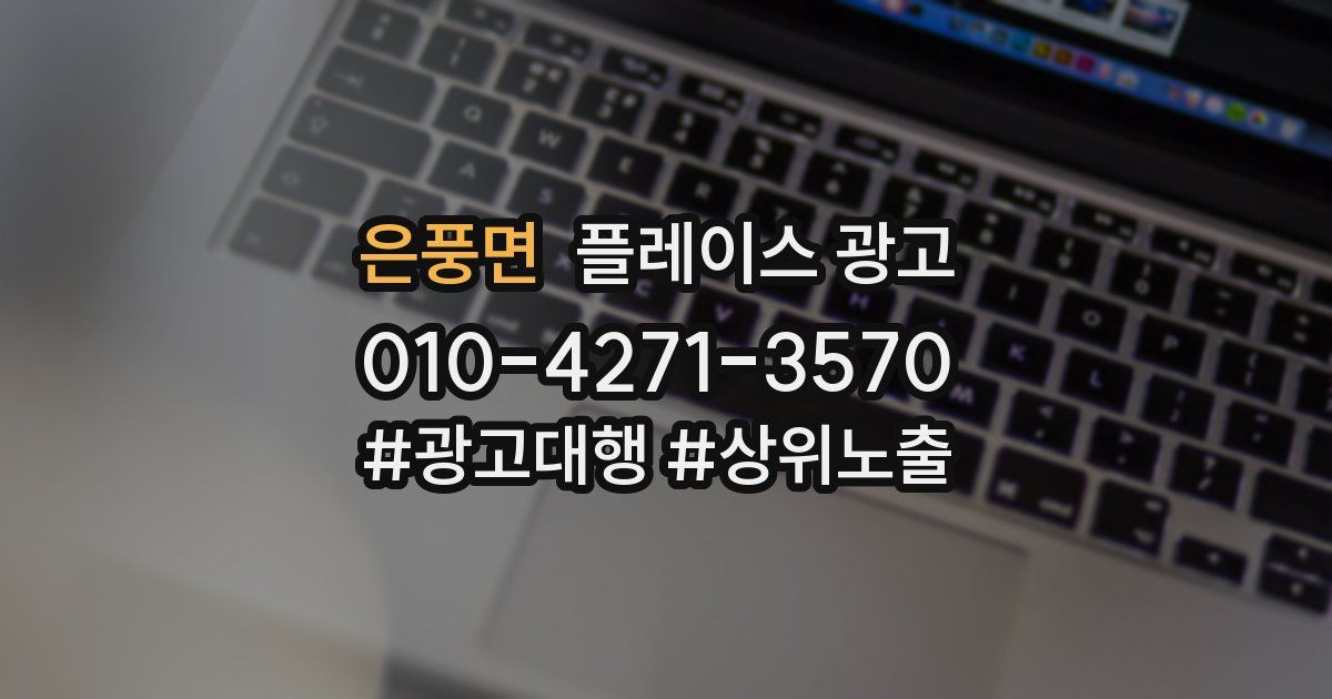 은풍면 플레이스 광고