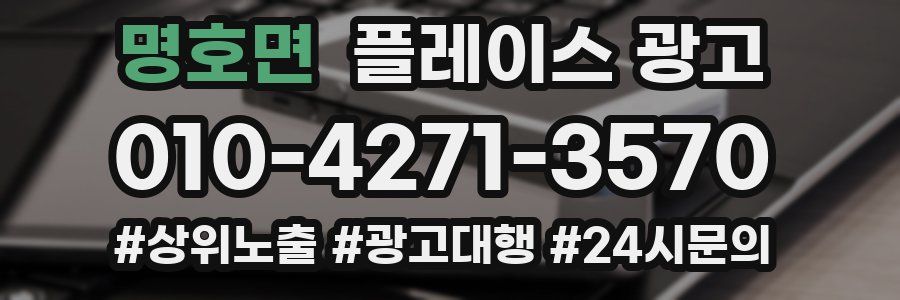 명호면 플레이스 광고