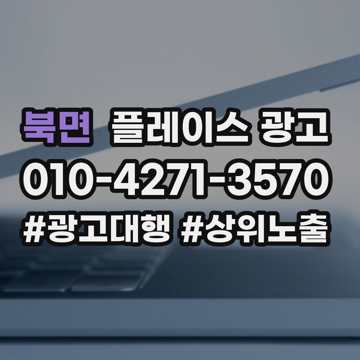 북면 플레이스 광고