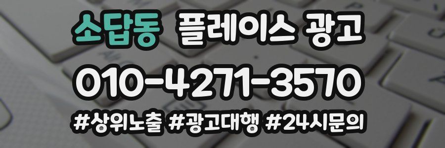소답동 플레이스 광고