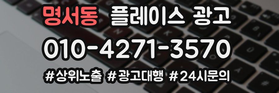 명서동 플레이스 광고
