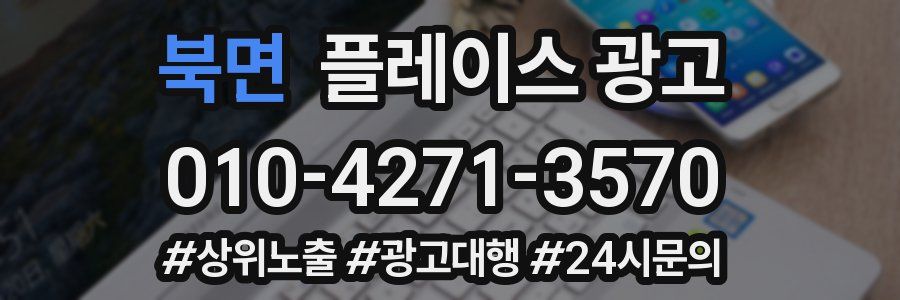 북면 플레이스 광고
