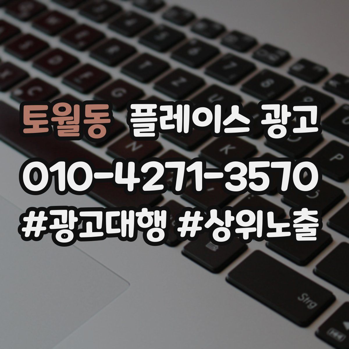 토월동 플레이스 광고