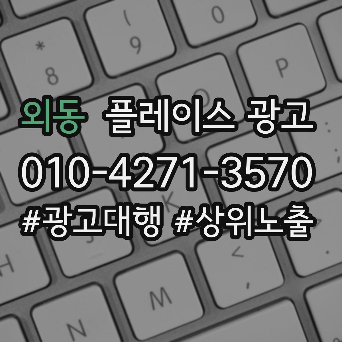 외동 플레이스 광고