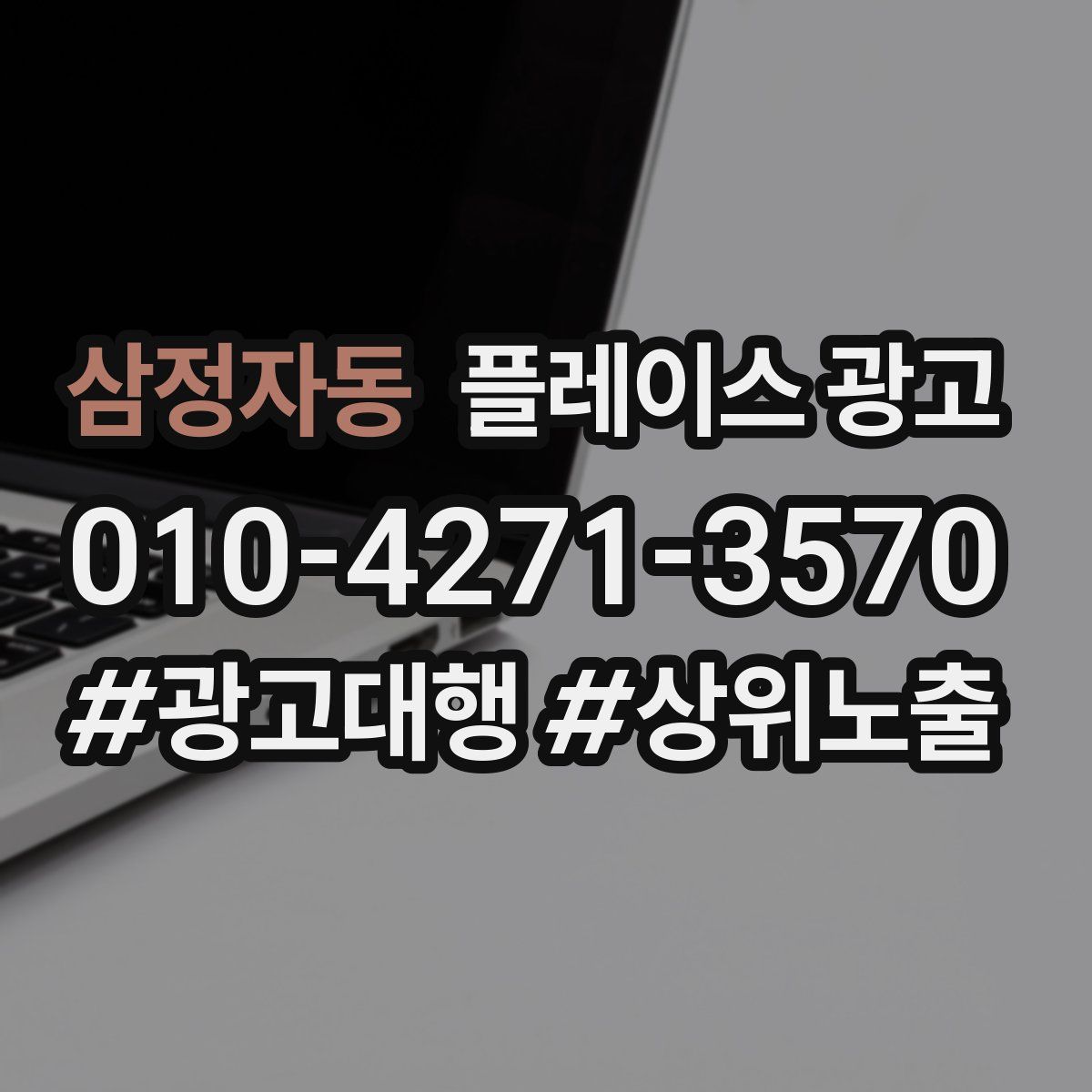삼정자동 플레이스 광고