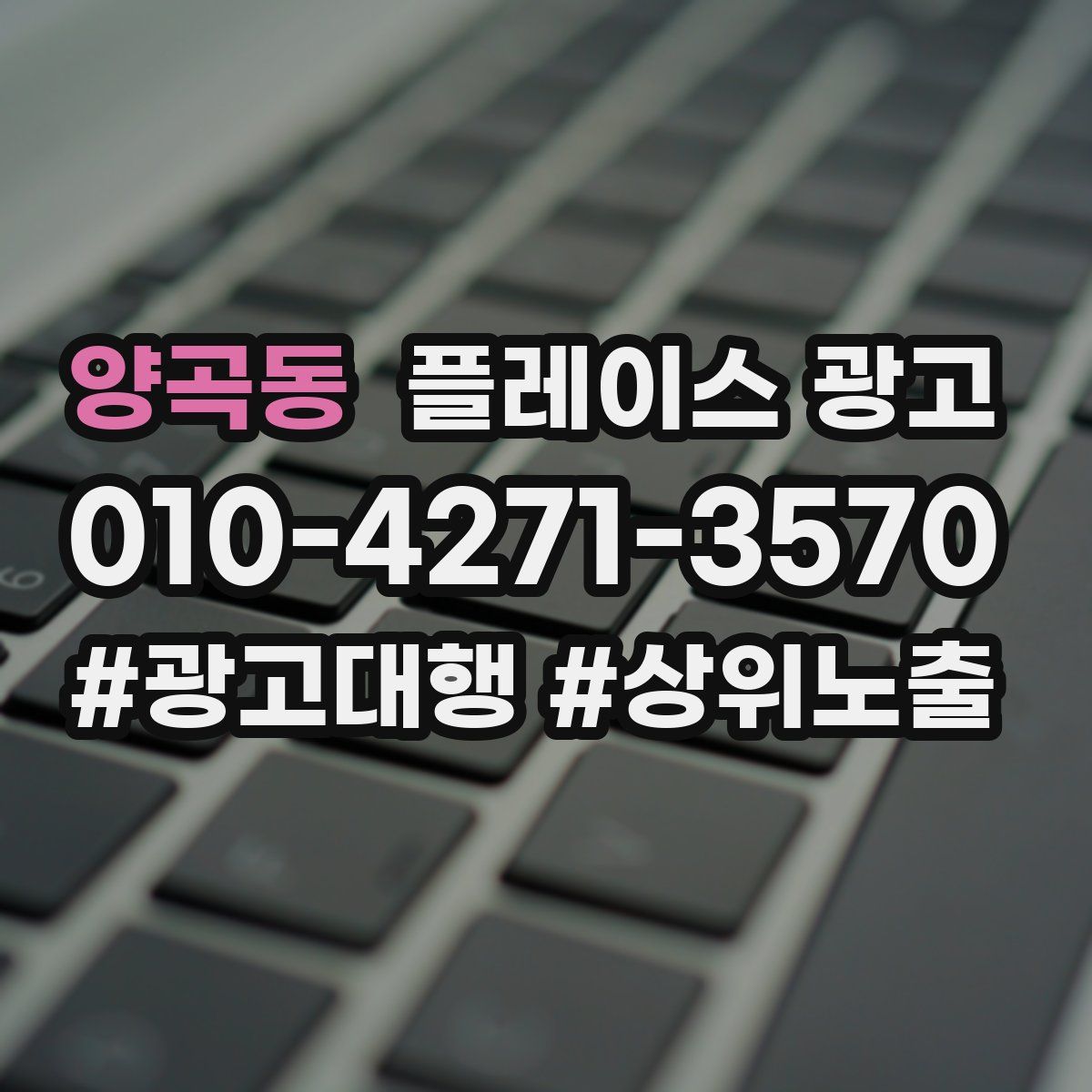 양곡동 플레이스 광고