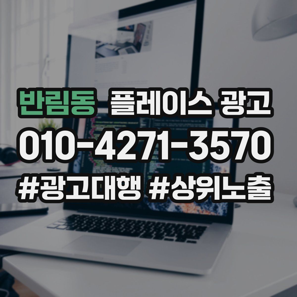 반림동 플레이스 광고