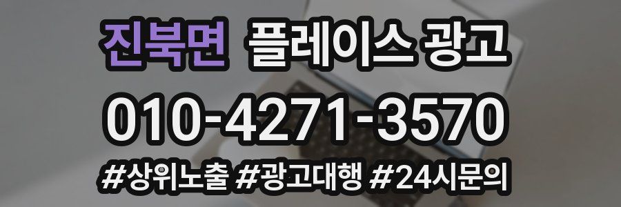 진북면 플레이스 광고