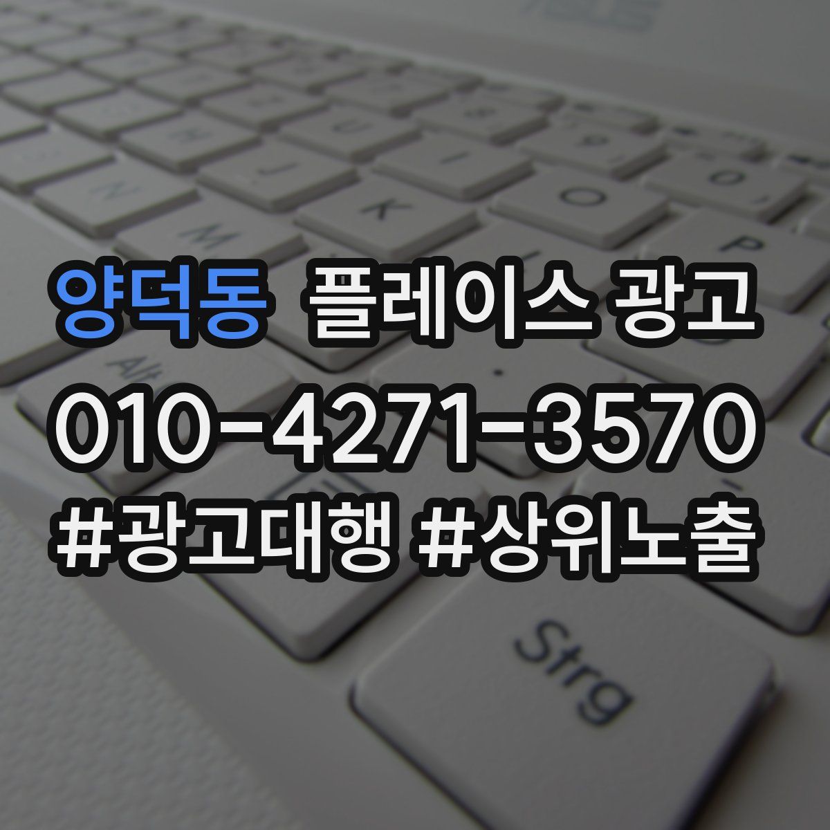 양덕동 플레이스 광고