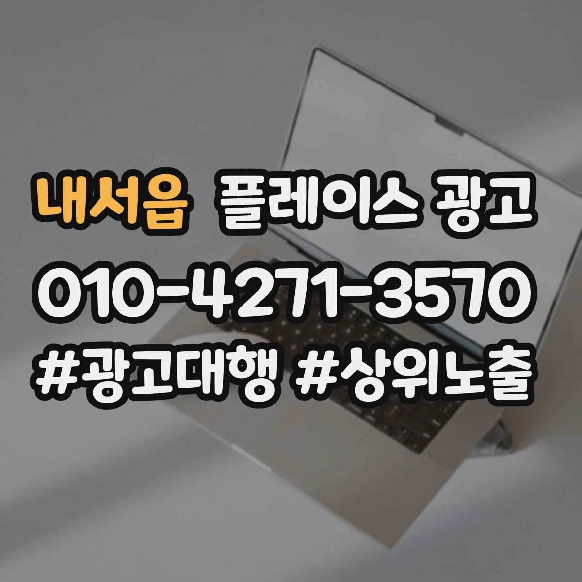 내서읍 플레이스 광고
