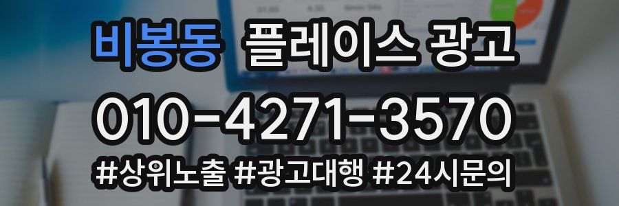 비봉동 플레이스 광고