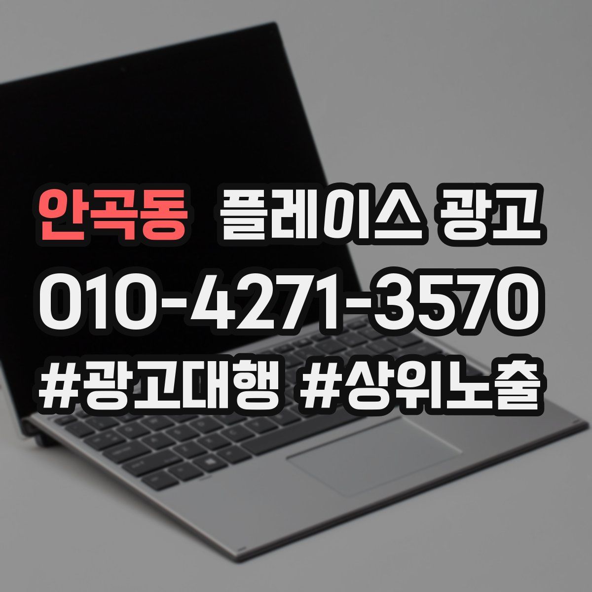 안곡동 플레이스 광고