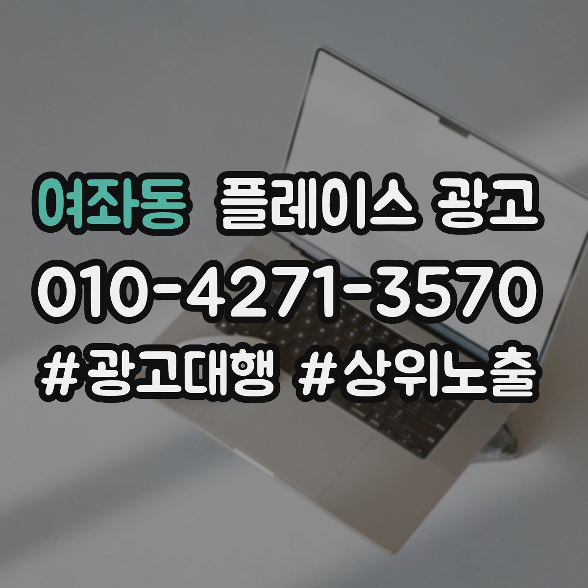 여좌동 플레이스 광고