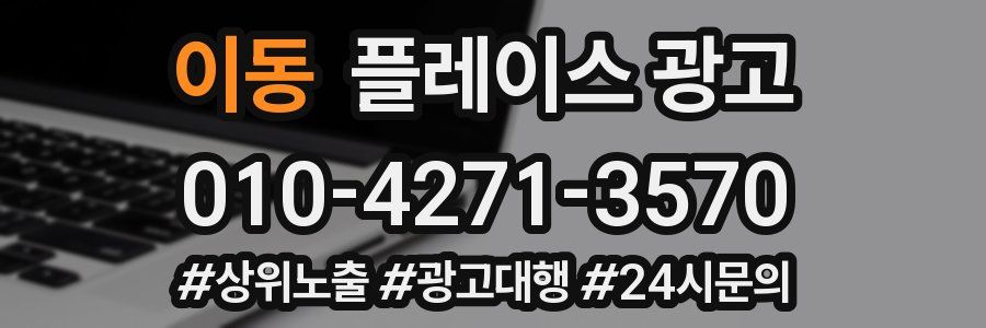 이동 플레이스 광고
