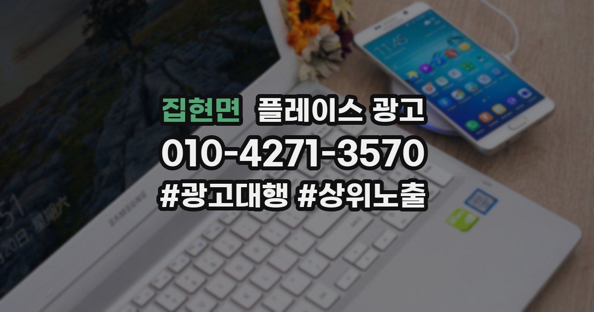 집현면 플레이스 광고