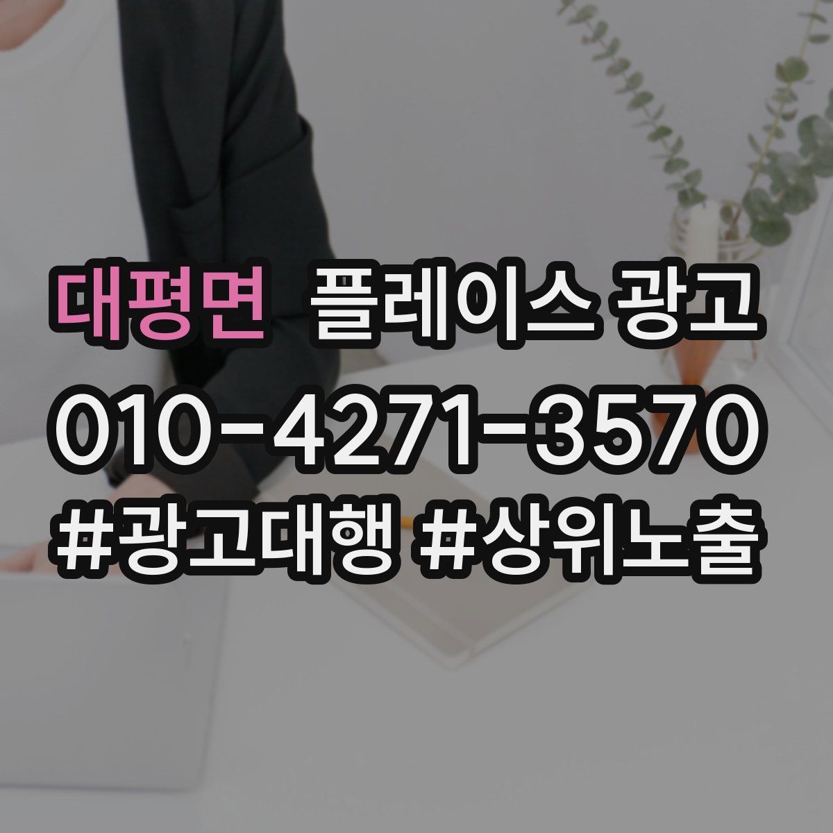 대평면 플레이스 광고