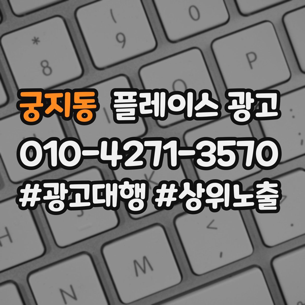 궁지동 플레이스 광고
