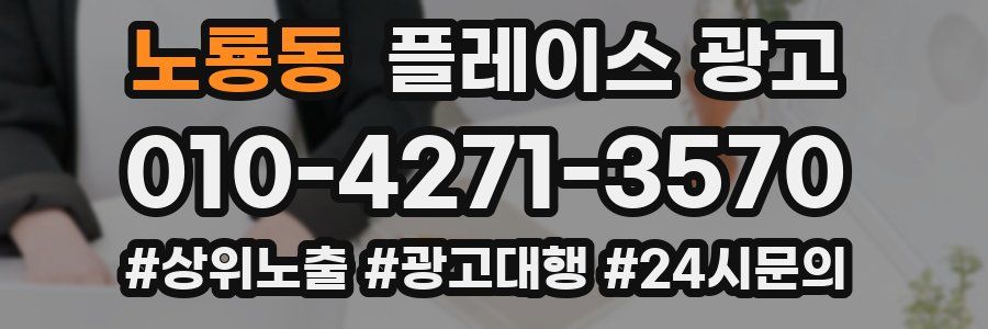 노룡동 플레이스 광고