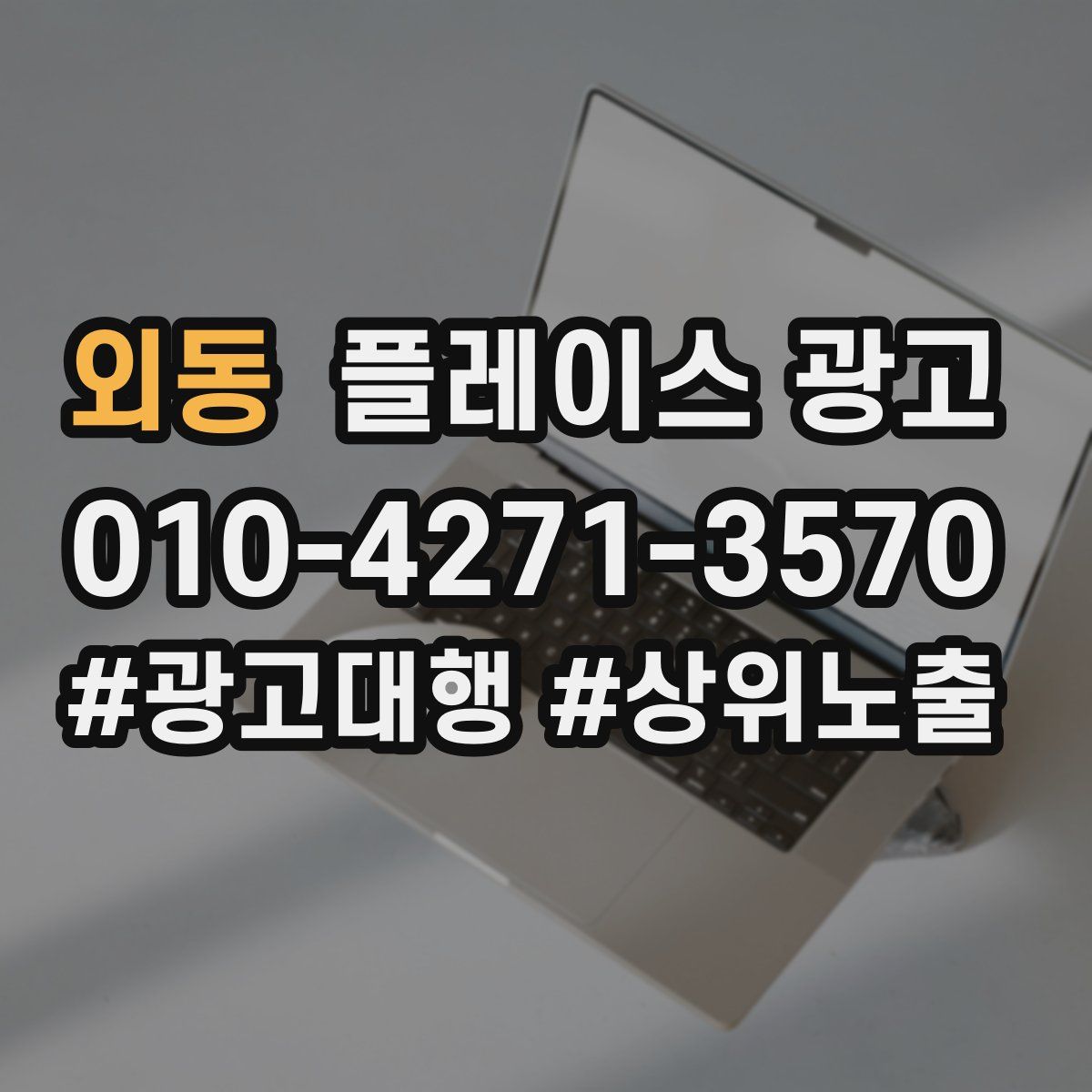 외동 플레이스 광고