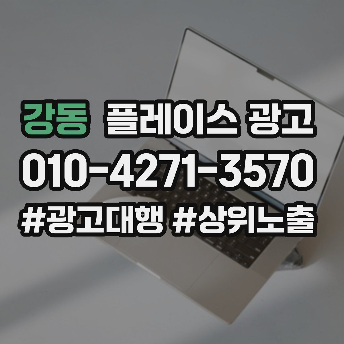 강동 플레이스 광고