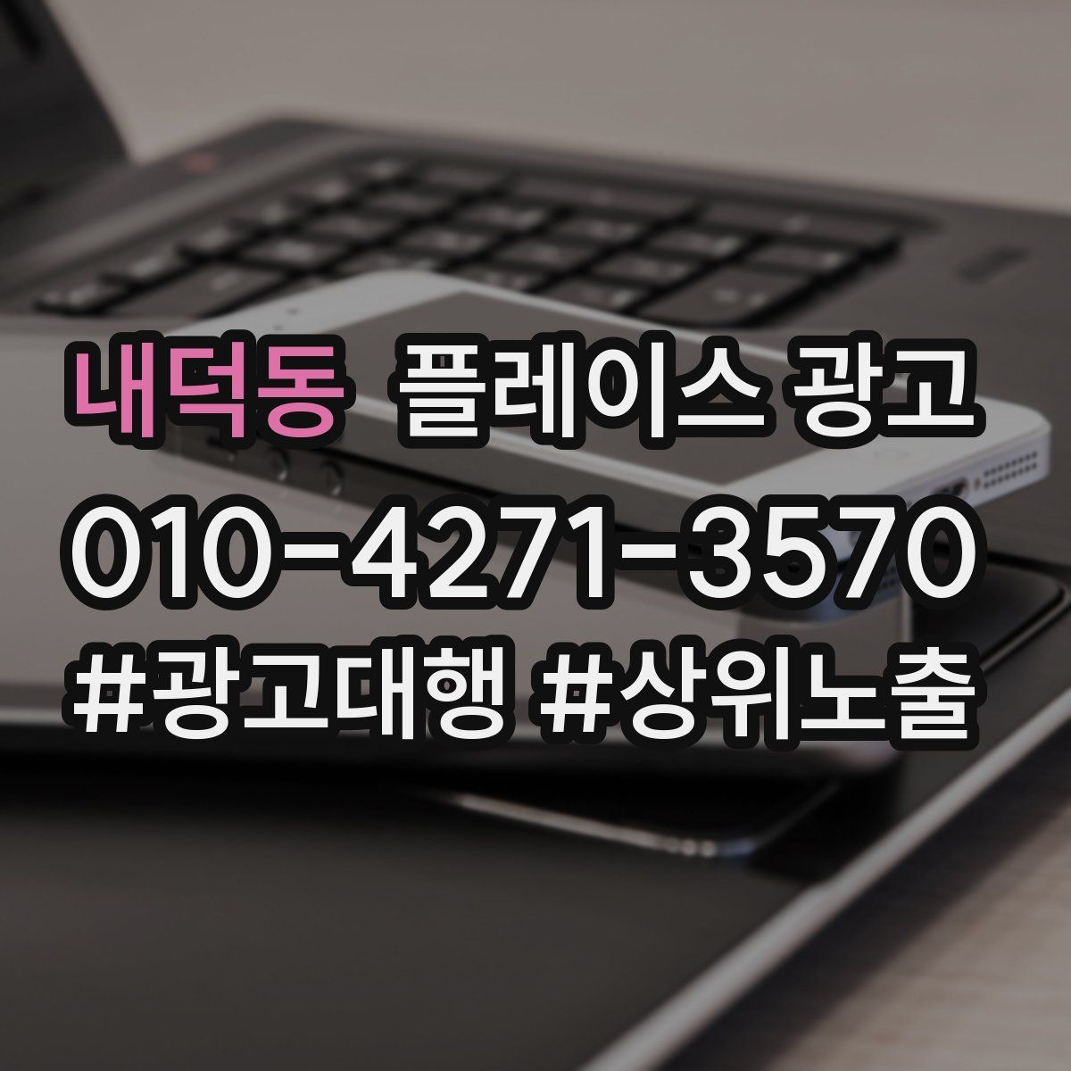 내덕동 플레이스 광고
