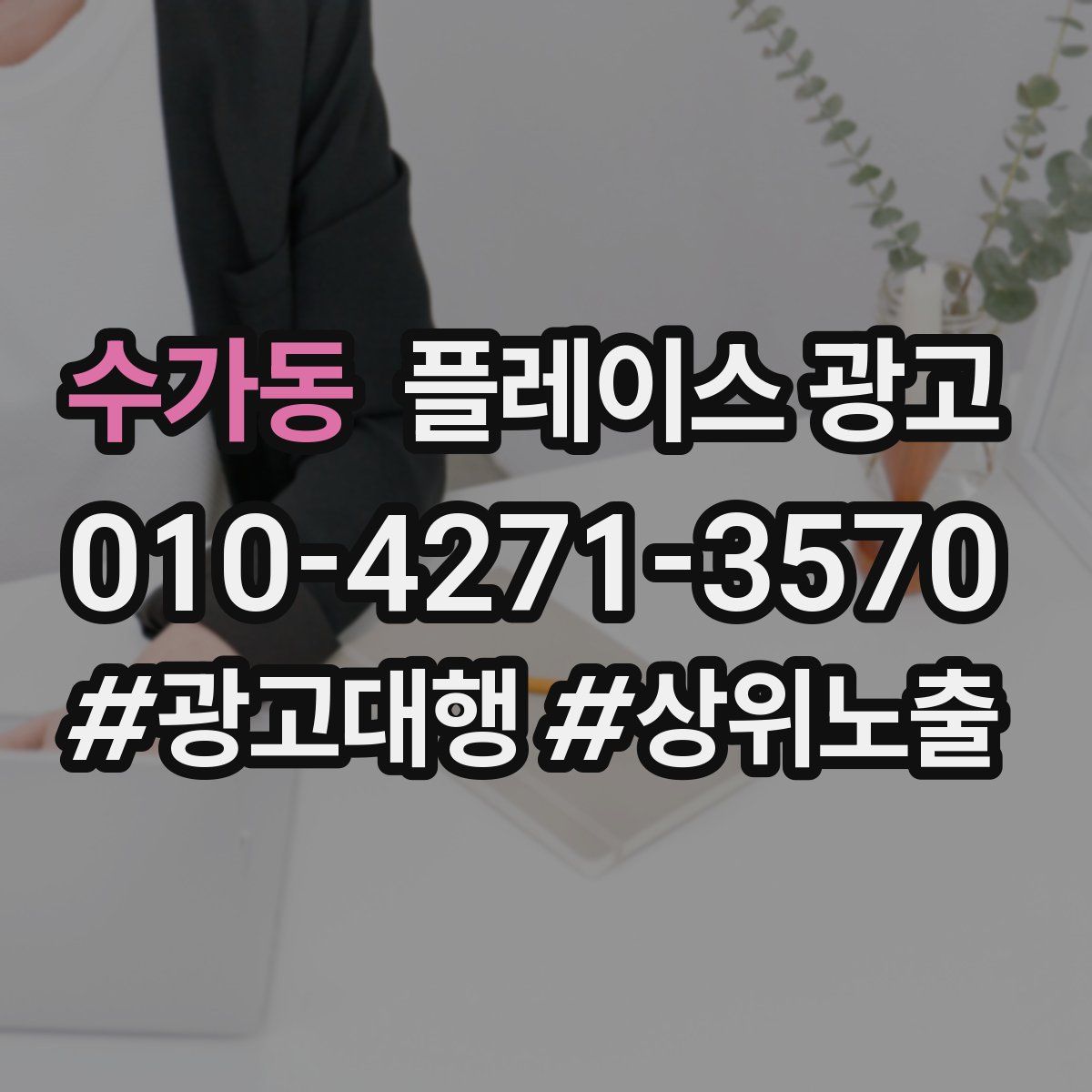 수가동 플레이스 광고