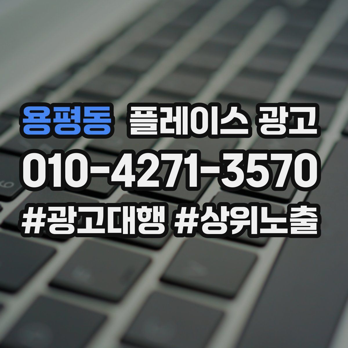 용평동 플레이스 광고