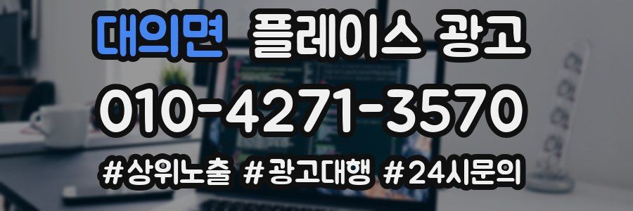 대의면 플레이스 광고