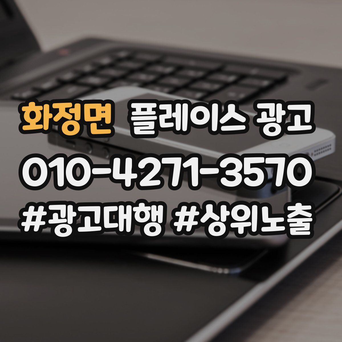 화정면 플레이스 광고