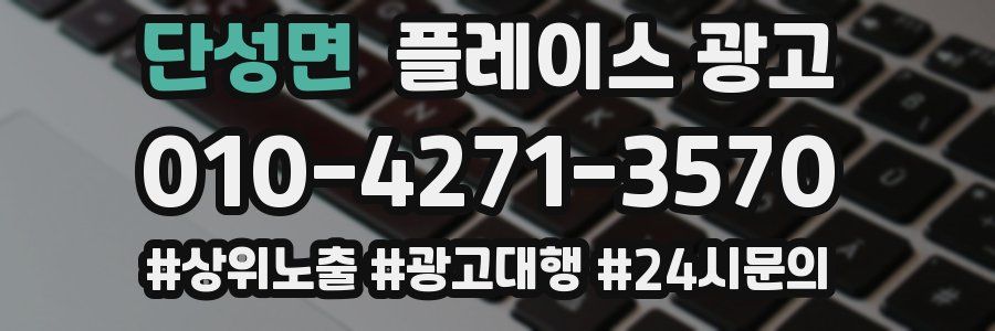 단성면 플레이스 광고