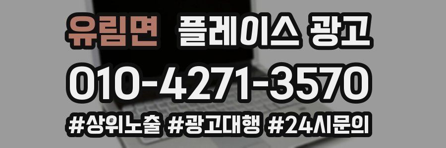 유림면 플레이스 광고