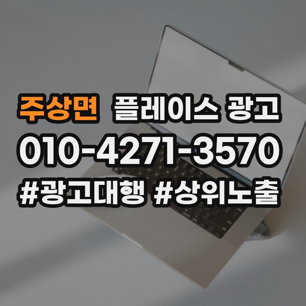 주상면 플레이스 광고