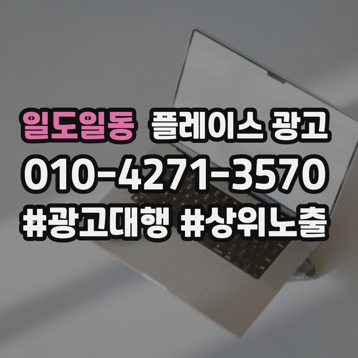 일도일동 플레이스 광고