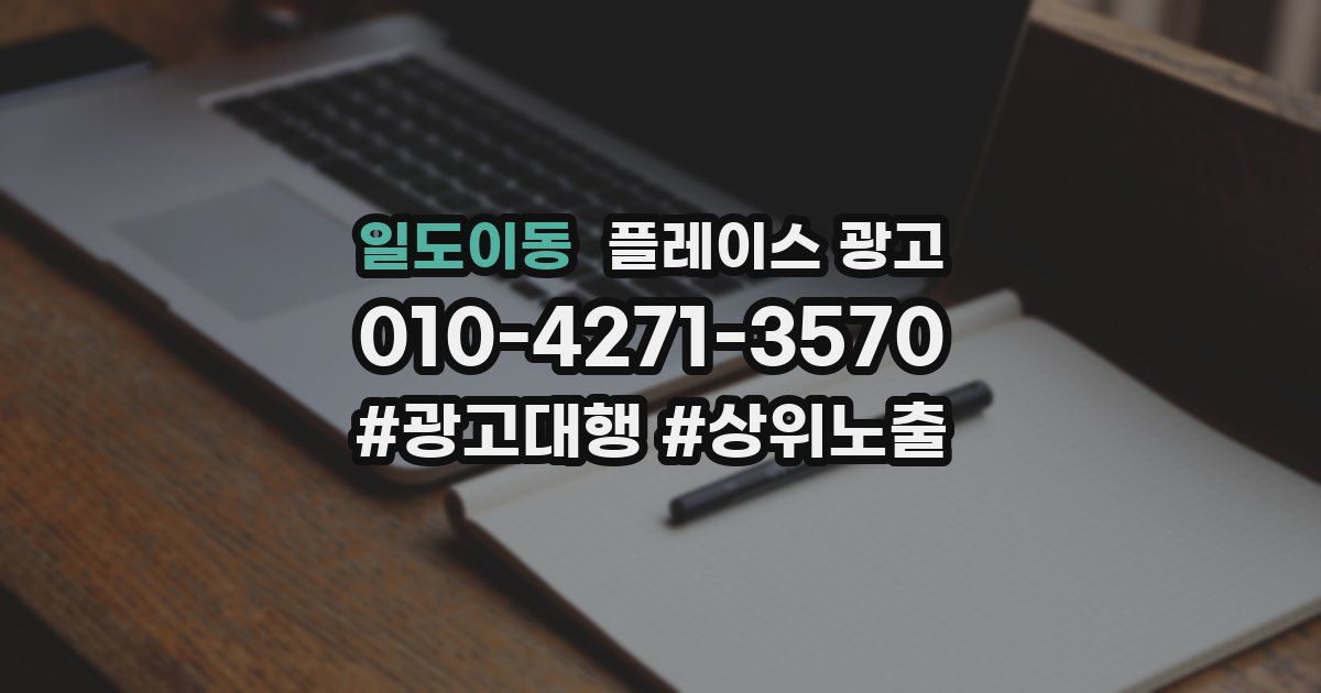 일도이동 플레이스 광고
