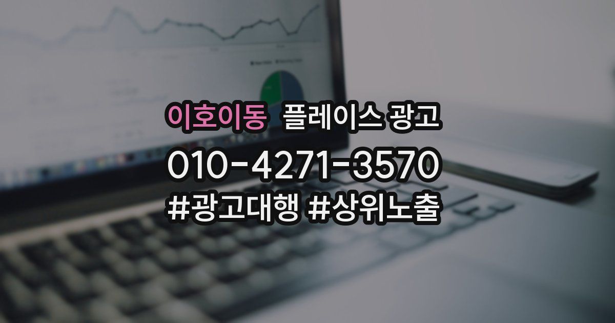 이호이동 플레이스 광고
