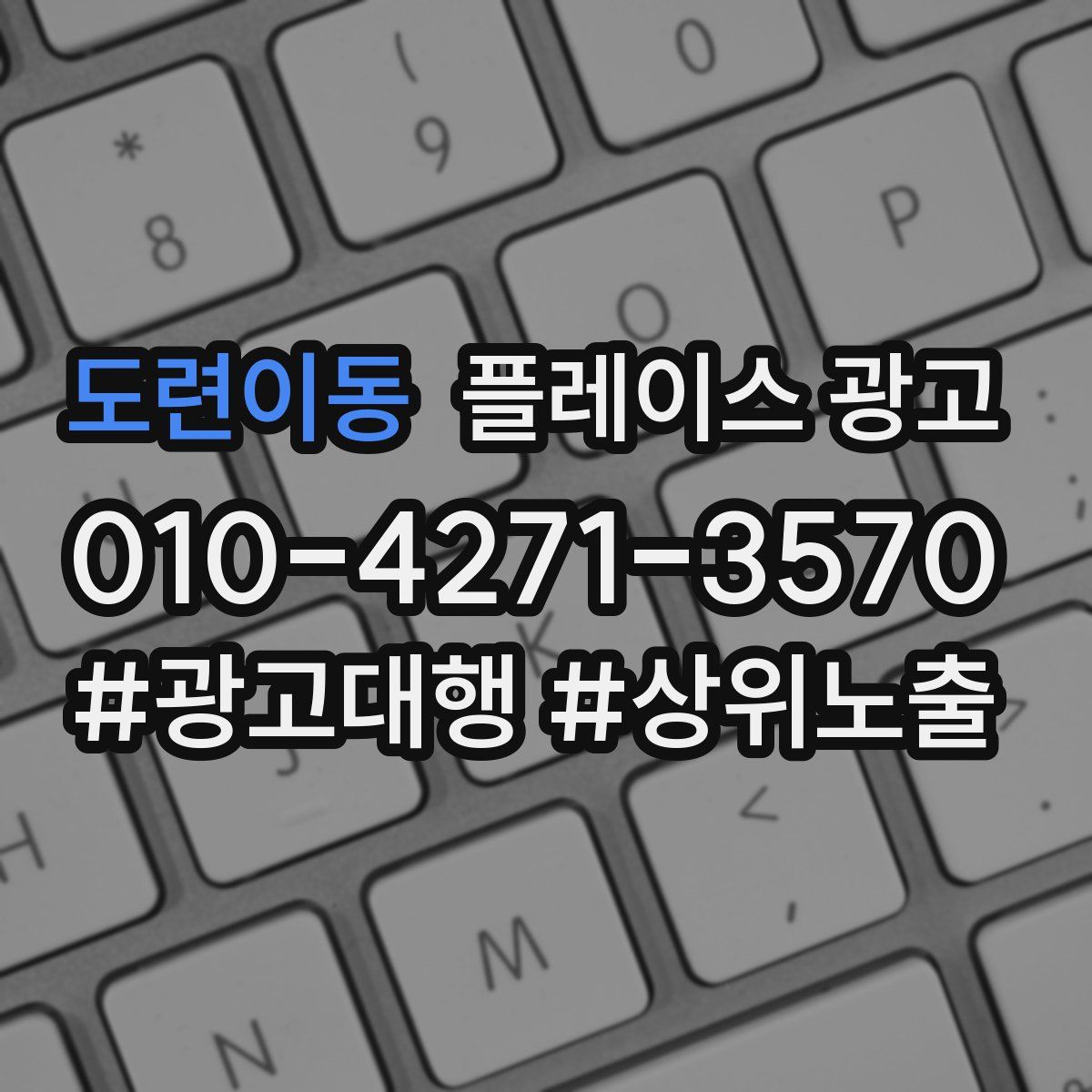 도련이동 플레이스 광고
