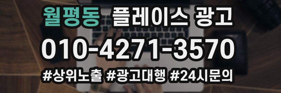 월평동 플레이스 광고