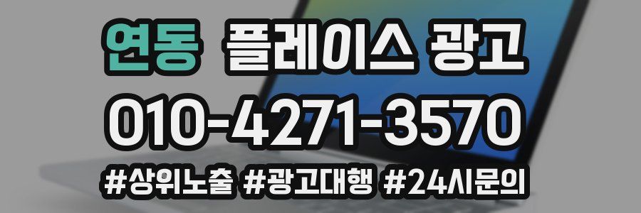 연동 플레이스 광고