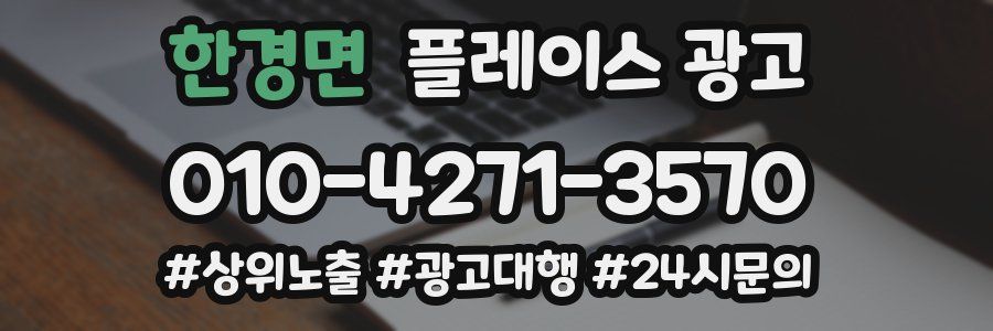 한경면 플레이스 광고