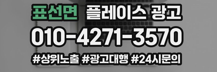 표선면 플레이스 광고