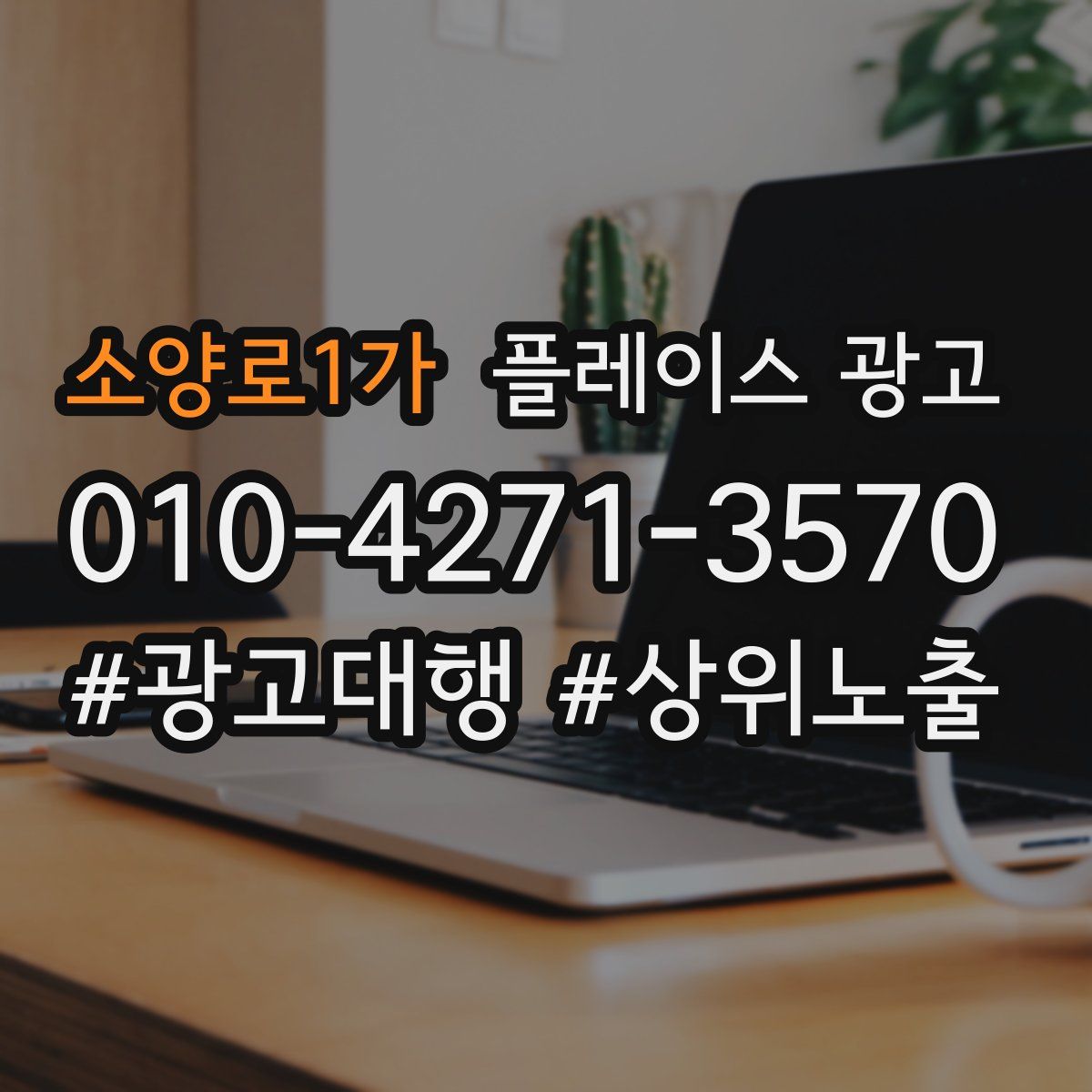 소양로1가 플레이스 광고