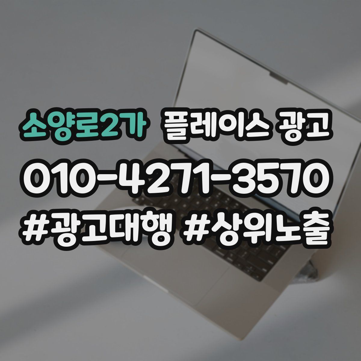 소양로2가 플레이스 광고