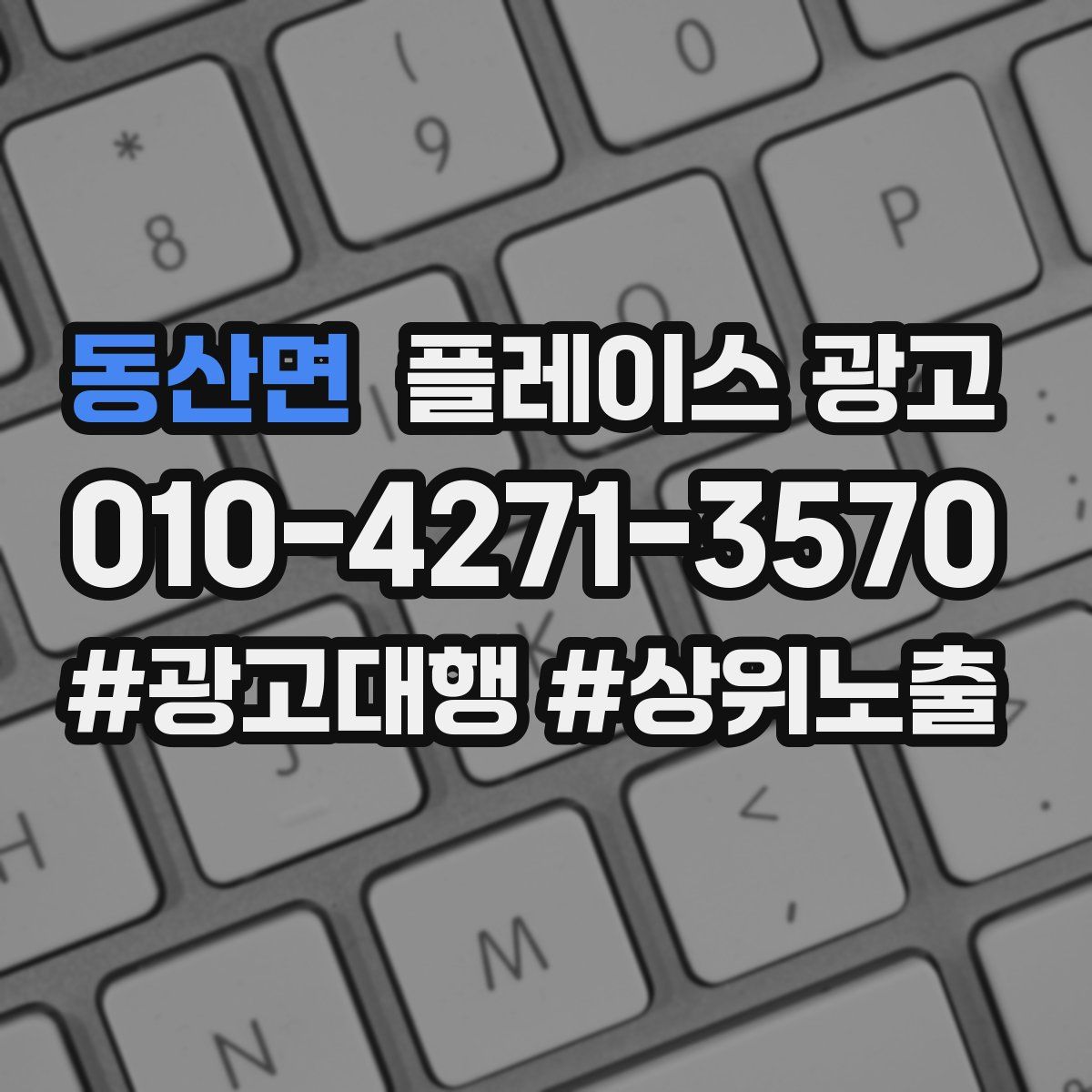 동산면 플레이스 광고