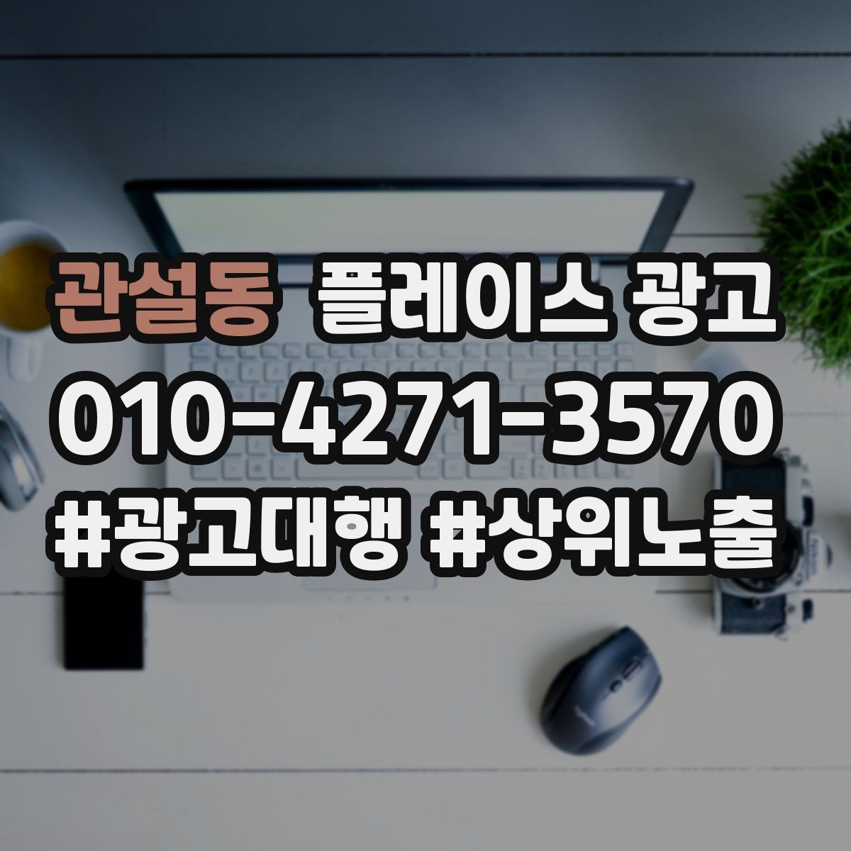 관설동 플레이스 광고