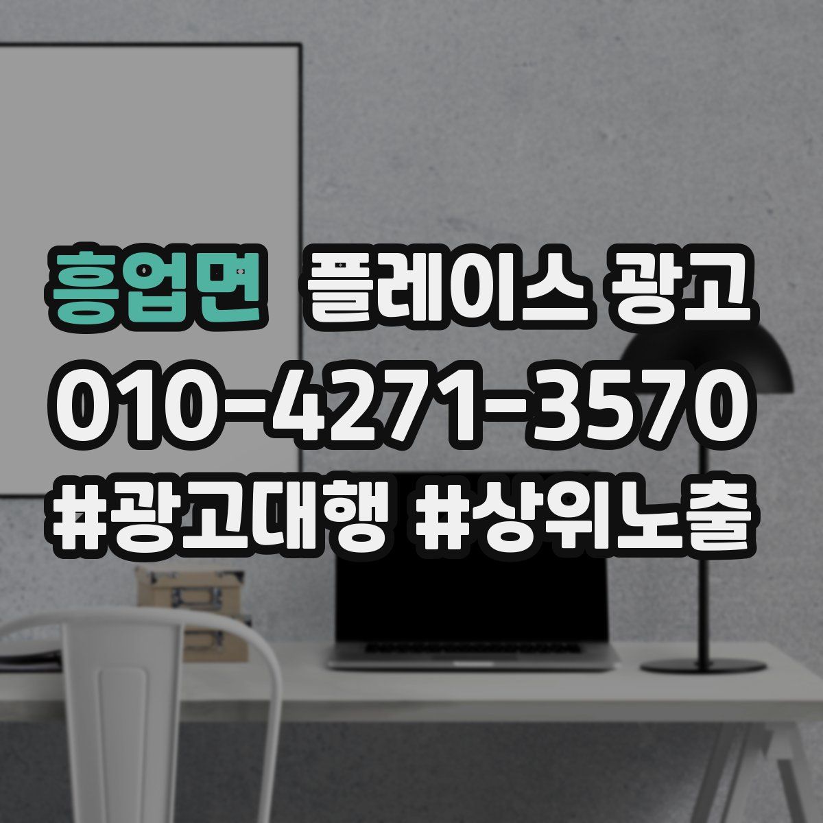 흥업면 플레이스 광고