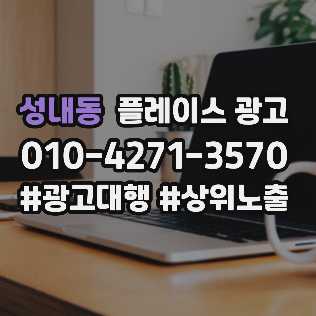 성내동 플레이스 광고