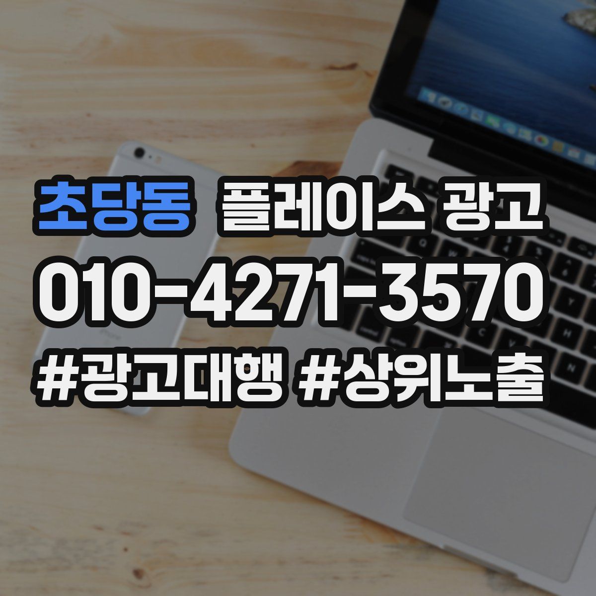 초당동 플레이스 광고
