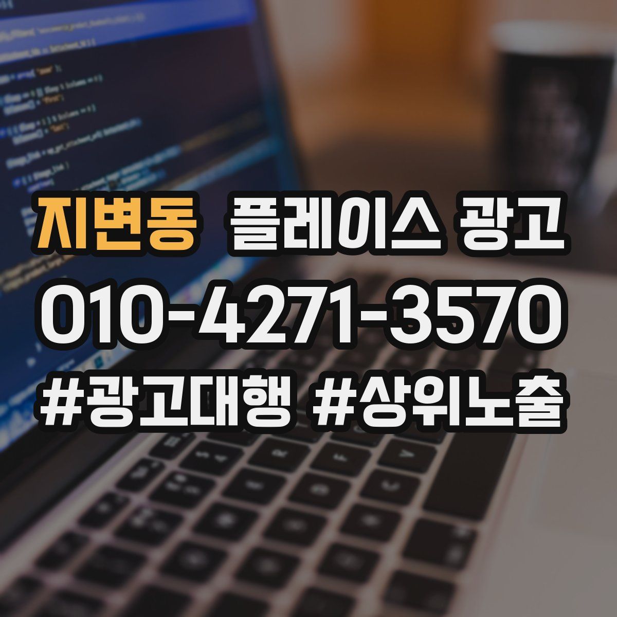 지변동 플레이스 광고