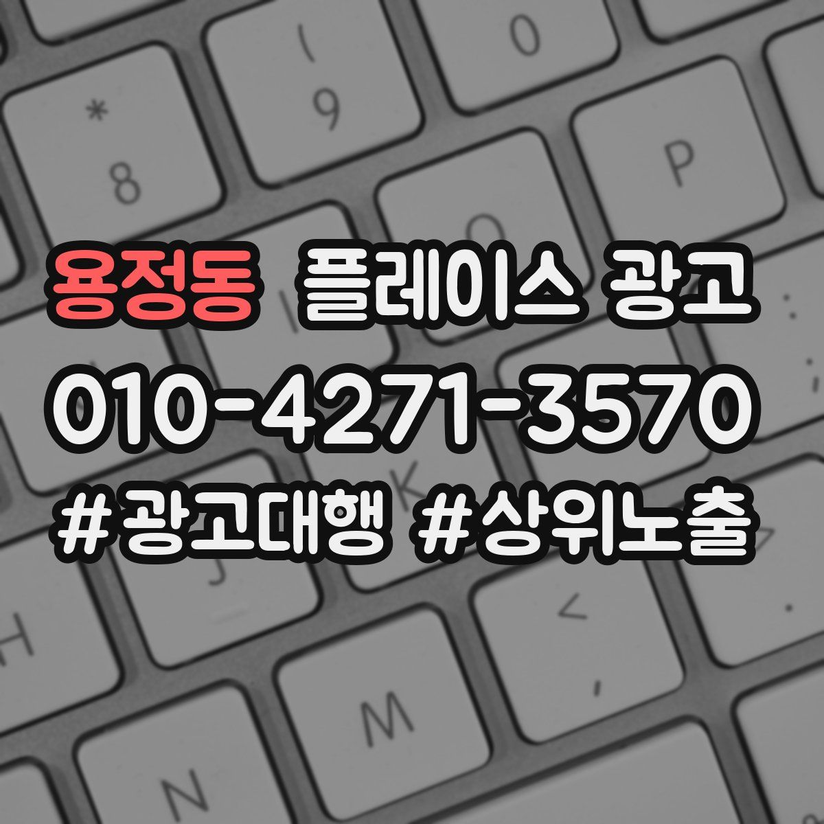 용정동 플레이스 광고
