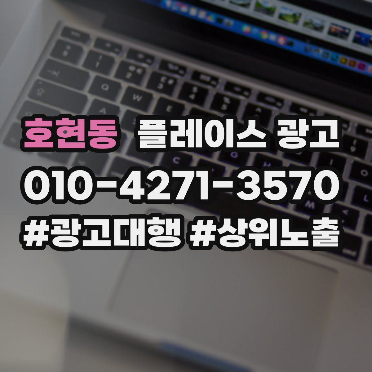 호현동 플레이스 광고